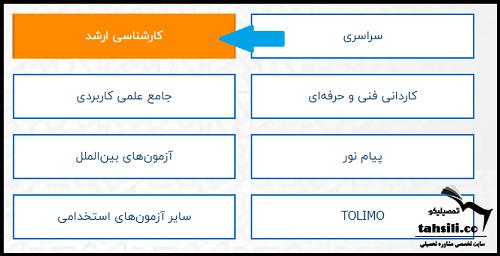 دریافت کارت ورود به جلسه کنکور کارشناسی ارشد ۱۴۰۴